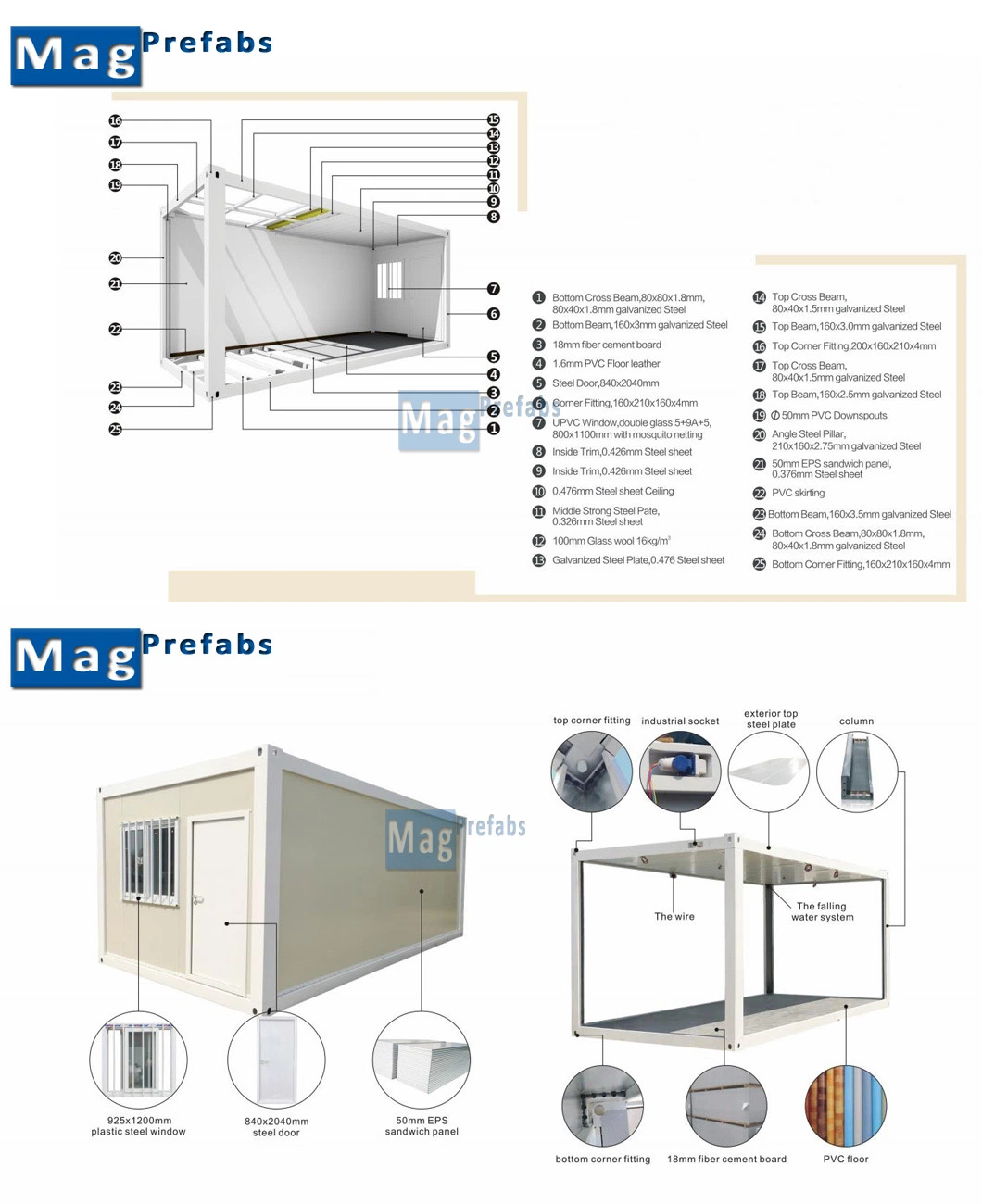 Professional Heigh Strengh Prefabricated Construction Emergency Quarantine Hospital Assembly Easy