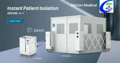 Tragbare Unterdruck-Isolationsstation, sofortiger Patientenisolationsraum